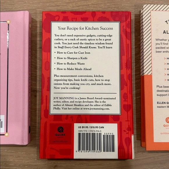 Set of Three Pocket Books Coco Chanel Beer Snob Cook Book Gift Cute Birthday - Picture 4 of 8